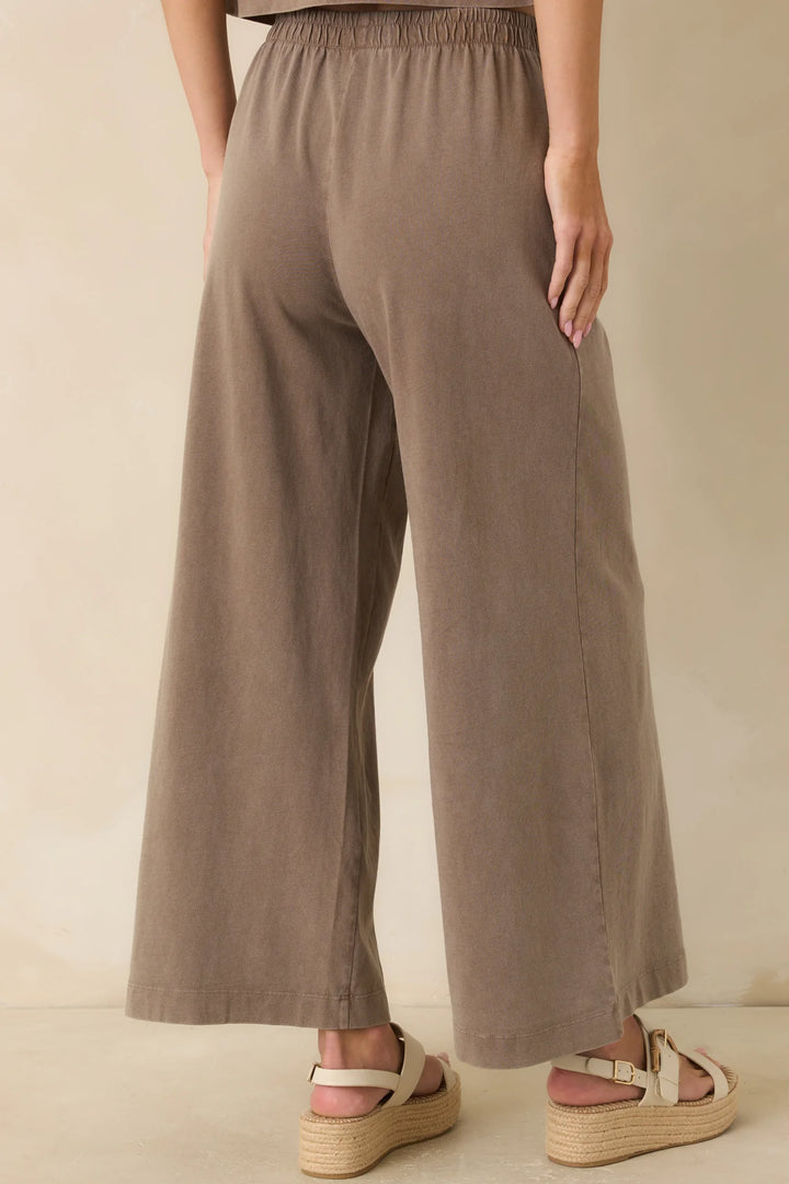 Z Supply Scout Perfectly Taupe Cotton Jersey Pants