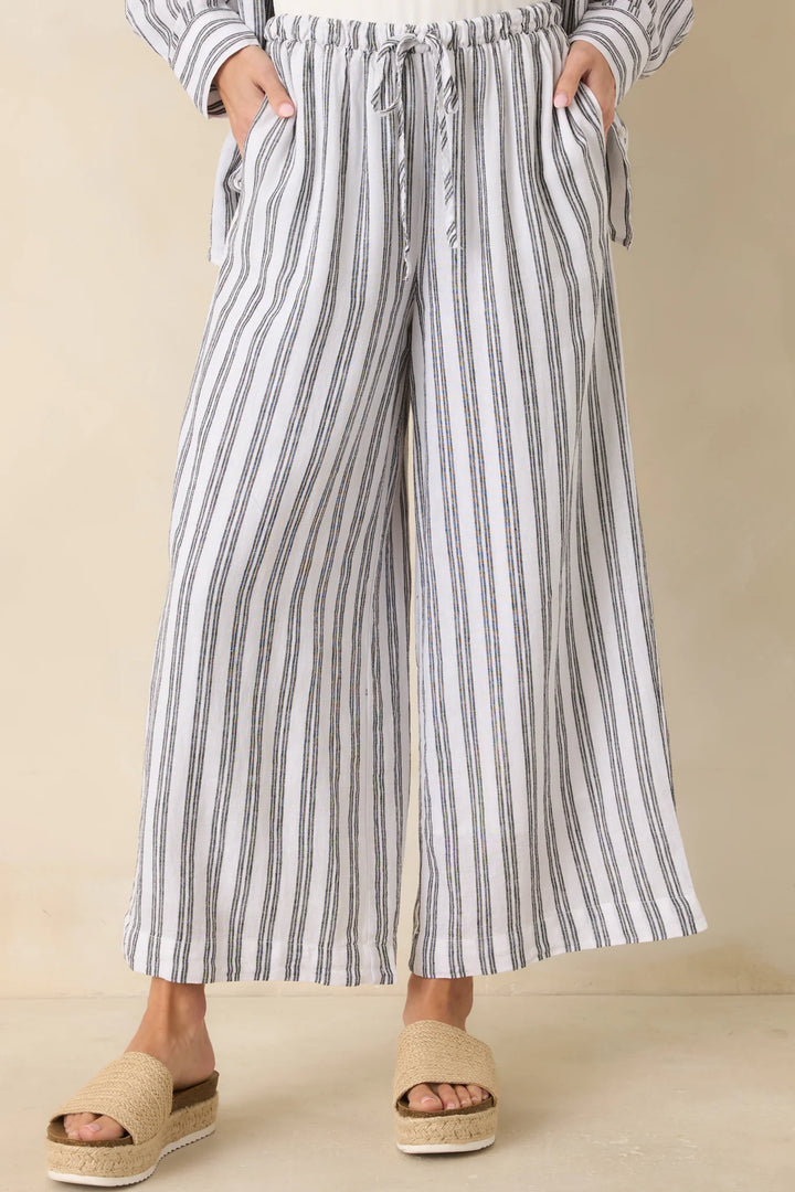 Z Supply The Perfect Black & White Stripe Pants