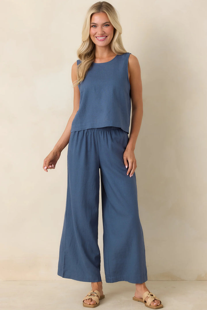 Z Supply Vintage Indigo Scout Linen Pants
